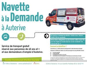 Autrive Navette solidaire à la demande - Ville d'Auterive (31)
